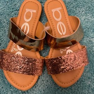 Size 12 toddler Girls Bebe Sandals like new